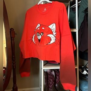 Turning red cropped spirit jersey